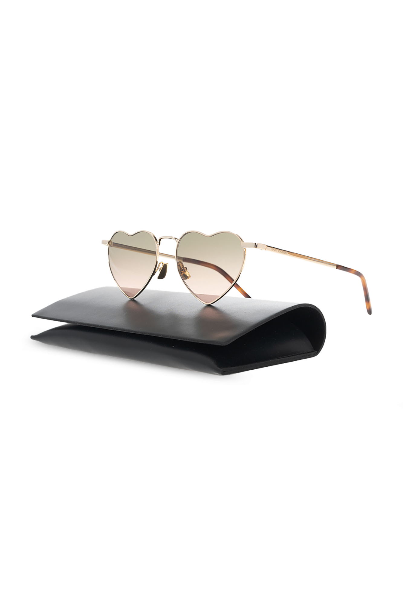 サングラス SAINT LAURENT Woman Sunglasses Gold SL301LOULOU 015 SL 301 Loulou heart-shaped sunglasses in gold - Saint